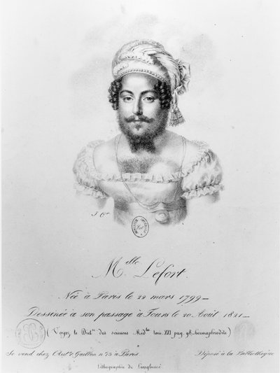 Mademoiselle Lefort (née en 1799), 20 août 1821 - Langlume